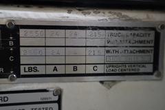 Baker CBR-FD Standing Electric Forklift 2550lb Load Capacity