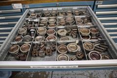 112 and Marathon 112, Turret Punch Tooling, (2) Lista Cabinets with Maple Top Loaded with Tooling