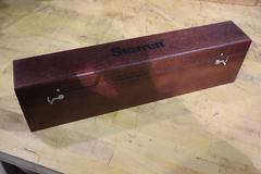 Starrett Master Precision Level #199, .0005 Inch Per Foot with Wood Case