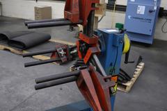 Press Room Equipment ASRM-131200 Motorizes Coil Reel, 1,200 Lb Capacity, 12" Wide Coil Capacity, Manual Expand