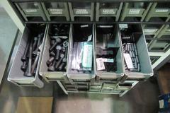 Hardware Storage System with Contents, Including Pins, Taps, Screws, Woodruff Keys and MORE!