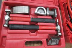 Uline Jumper Cable Set and ABN 7pc Auto Body Repair Kit in Carry Cases