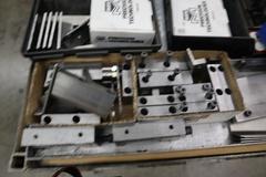 Amada Brake Tooling and Hardware on Rolling Steel Cart