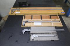Dial and Verneer Calipers (4), Mitutoyo 12", Fowler 24", Fowler 40", Starrett 24"