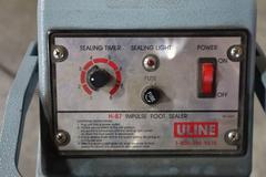 ULINE H-87 Impulse Foot Sealer 12" Bag Sealer w Pedestal Base
