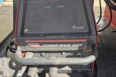 2-Position Lincoln Electric eCell Welding System with Fanuc Arc Mate 100iBe 6-Axis Robot, Powerwave 355M Power Source