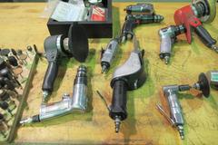 Air Tools, Large Assortment including, Die Grinders, Orbital Sanders, Drills, Finger Grinder and MORE