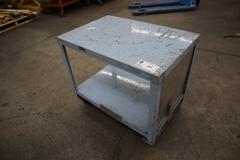Metal Cart w Lower Shelf on Casters