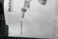 Metabo 18V Cordless Drill with Quick Chuck Attachments, Extra Battery and Charger in Plastic Carry Case