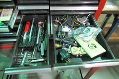 Craftsman 12-Drawer Tool Chest on Rolling Cart with Caster and Contents