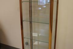 Glass Shelving Display Case with Lock and Key