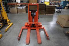 Presto WPS5036-20 Electric Stacker Lift Truck, 2,000# Cap, 36" Lift Height, 42" Forks, 50" Between Outriggers, 12 Volt Battery and Charger