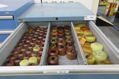 Lista Cabinet with 8 Drawers and Contents Wiedemann C3000 Turret Punch Strippers and Die Holders