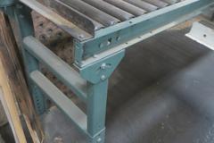 Hytrol Roller Conveyor Tables - (4) 10' Long x 2' Wide, Adjustable Height