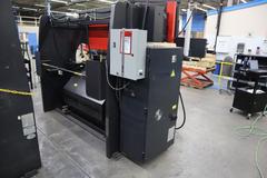 Amada FABIII-1025 CNC Hydraulic Press Brake, 110 Ton x 98.4", AMNC PC Control, Up-Acting, 6- Axis BG, Light Curtain