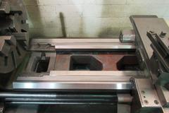 Hwacheon HL580 28/39" x 79" Gap Bed Engine Lathe,  2-Axis DRO, Geared Head, 19-1/2" Chuck, 3" Hole, (2) Steady Rests, QC Tool Post, Tailstock