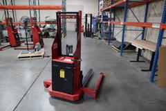 Mobile Pallet Truck B60-CSA Electric Stacker Lift Truck, 1,500 # Cap, 42" Forks, 60" Max Height, 12 Volt Battery, Charger