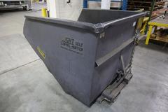 Wright Self-Dumping Scrap Hopper with Fork Slots