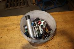 Bucket "O" Used HSS Endmills 54Lbs