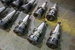 CT 40 Taper Tool Holders: (10) XCNA-1000 Collet Tool Holders