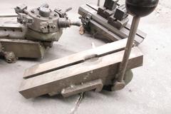 Hardinge DV-59 Lathe Dovetail Tools, Production Cross Slides (2) with Tool Holders, 6 Station Tool Turret Model L