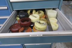 Lista Cabinet with 8 Drawers and Contents Wiedemann C3000 Turret Punch Strippers and Die Holders