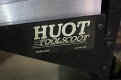 Huot Tool Scoot 40 Taper Tool Cart with Collet Trays, Extra 40 Taper Rack