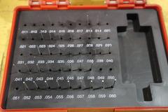 MO .011-.060" Minus Pin Gage Set and Assorted Vermont Pin Gages