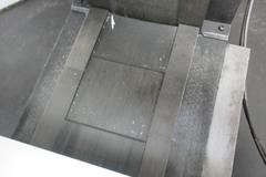 Bridgeport 1J Vertical Mill, Step Pulley Speed Change Head, 9"x42" Table, Newall DP700 2-Axis Digital Readouts