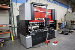 Amada HG 8025 CNC Hydraulic Press Brake, 88 Ton x 102.4", AMNC 3i Controls, Down-Acting, Curtains -New 2016