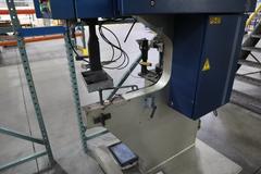 PEM Series 2000 Fastener Installation Press, 8 Ton Max Force, 24" Throat, Touch Screen Control, Vibratory Feeder Bowl