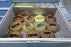 Lista Cabinet with 8 Drawers and Contents Wiedemann C3000 Turret Punch Strippers and Die Holders