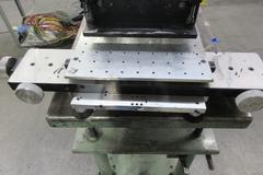 Adjustable Height Screw Lift Rolling Table with Multi Axis Fixtrure Table