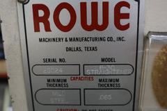 Rowe B-30 30" Coil Straightener, .065" Max Thickness, 7 Straightening Rolls, Entry and Exit Pinch Rolls, 2 HP