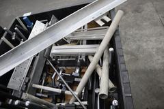 Manual Front Guage Stops, Arms and Fingers in Crate