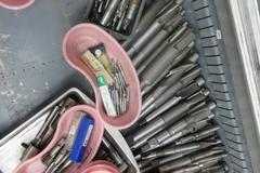 Box of Taps, Counter Sinks, Counter Bore Tools