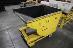 Scrap Hopper, Portable, Dumping Mechanism, Fork Slots