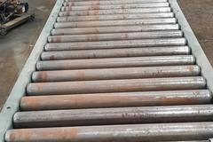 Hytrol Roller Conveyor Tables - (3) 10' Long x 2' Wide, Adjustable Height