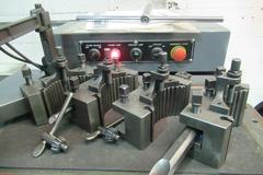 Hwacheon HL580 28/39" x 79" Gap Bed Engine Lathe,  2-Axis DRO, Geared Head, 19-1/2" Chuck, 3" Hole, (2) Steady Rests, QC Tool Post, Tailstock