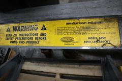 Meco APS2 4,000 Lb Pallet Scissor Lift Table, 40" x 40"