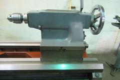 Hwacheon HL580 28/39" x 79" Gap Bed Engine Lathe,  2-Axis DRO, Geared Head, 19-1/2" Chuck, 3" Hole, (2) Steady Rests, QC Tool Post, Tailstock