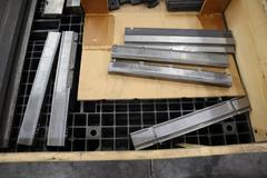 Amada Press Brake and Ram Clamps in Crate