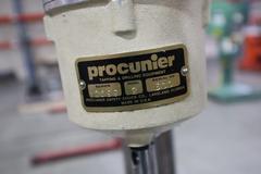 Jet 16" Drill Press, Floor Model, On Portable Base, w Procunier 2 Tap Head