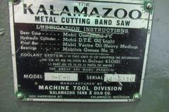 Kalamazoo 8-C-D Horizontal Band Saw, Portable