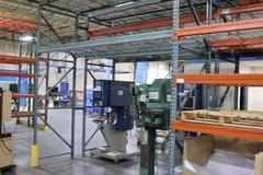 Pallet Racking (2) Back-to-Back Bays: (6) 12'H x 42" Uprights, Teardrop Style, (7) 9' Shelves, (4) 134" Shelves, Wire Decking - NO CONTENTS