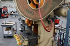 Minster No5 OBI Punch Press, 45 Ton, Single Crank, FLywheel, Air-Clutch, Dual Palms