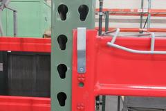 Tear Drop Pallet Racking, (2) Sections