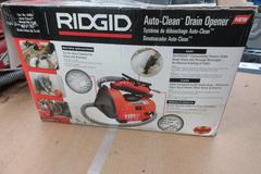 Rigid Auto Clean Drain Opener, Electric for 3/4" to 1.5" Drain Lines up To 25'