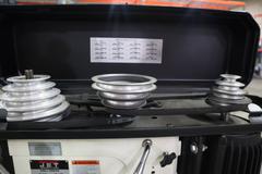 Jet 16" Drill Press, Floor Model, On Portable Base, w Procunier 2 Tap Head