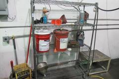 Metro 4-Shelf Portable Wire Cart with Contents